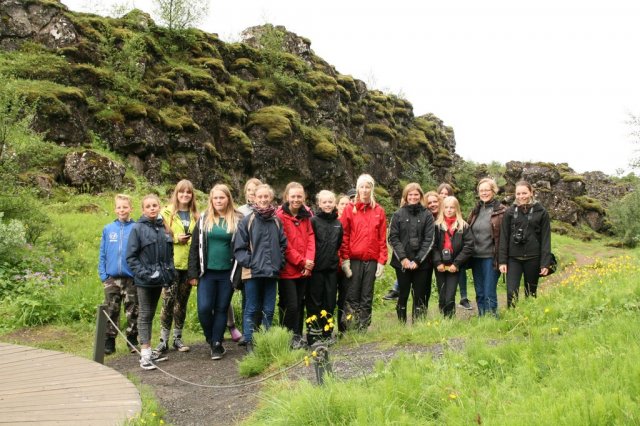 Æskulýðsnefnd-Heimsókn Dana frá Fjóni 2014